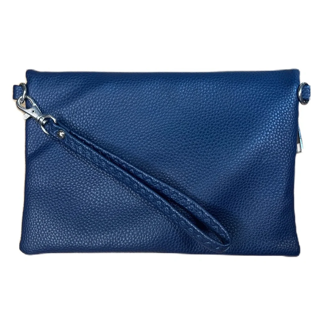 COLUMBUS BLUE JACKETS HOCKEY FOLD-OVER CLUTCH / CROSSBODY - Picture 2 of 3